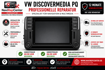 VW und Seat Discover Media PQ Reparatur – Uhrzeit Fehler 00:00 Uhr / 06:28 Uhr beheben